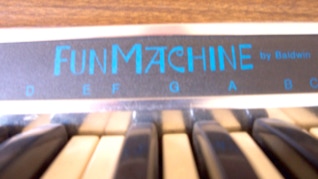 Fun Machine keyboard by Baldwin - 2fly studios
